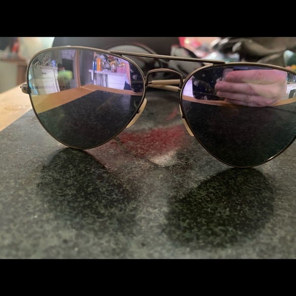 Rae Ban Mirror Lenses aviator Sunglasses *Retired* - Picture 2 of 9